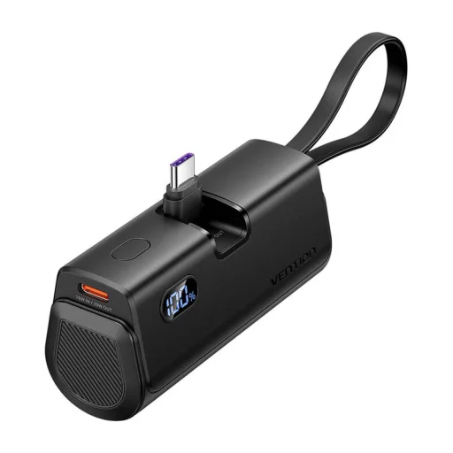 PowerBank Vention LED Kijelző 4800mAh 22.5W FHQB0 (Fekete) - 1