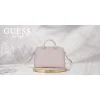 Guess 4G Zipper Pocket Triangle Logo 15" Laptop Bag - Pink thumbnail