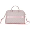 Guess 4G Zipper Pocket Triangle Logo 15" Laptop Bag - Pink thumbnail