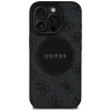  iPhone 16 Pro fekete Guess 4G Circle Classic Logo MagSafe tok thumbnail