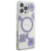  iPhone 16 Pro lila Guess Resin Flowers MagSafe tok thumbnail