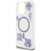  iPhone 16 Pro lila Guess Resin Flowers MagSafe tok thumbnail