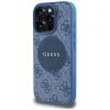  iPhone 16 Pro kék Guess 4G Circle Classic Logo MagSafe tok thumbnail