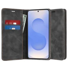  Techsuit - Kényelmes Borítás - Samsung Galaxy S25 - Fekete tok