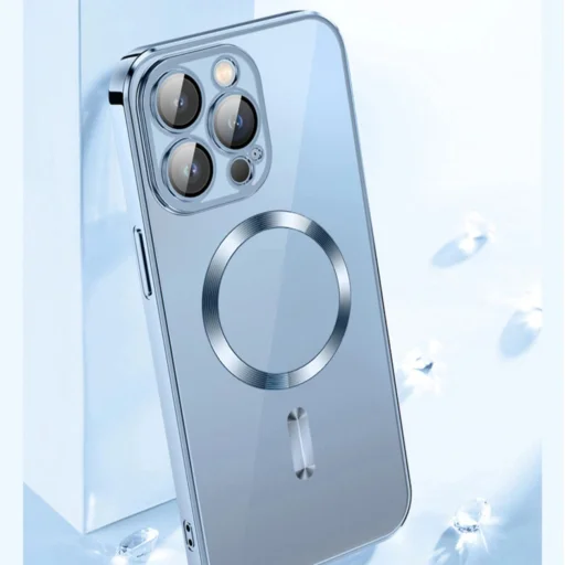 Wozinsky Electroplated Magsafe tok Samsung Galaxy S24 FE - rózsaszín - 6