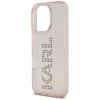  iPhone 16 Pro Max Karl Lagerfeld IML Rhinestones Logo tok - Pink thumbnail