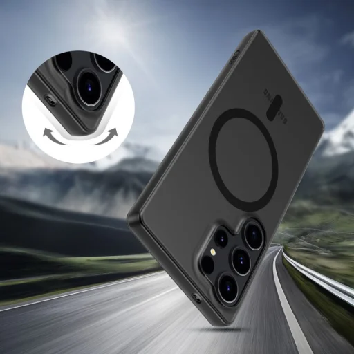 Tech-protect Magslim Magsafe Galaxy S25 Edge Matte/fekete tok - 4