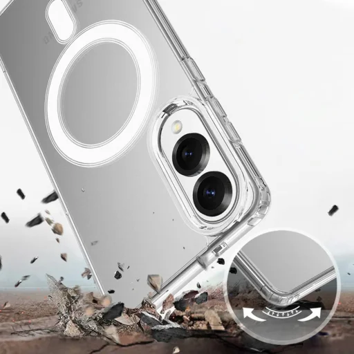  Techsuit - MagSafe Pro - Samsung Galaxy S25 Edge - Átlátszó tok - 3