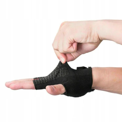 Rockbros S169BGR XL kerékpáros kesztyűk zselés betétekkel - szürke - 4