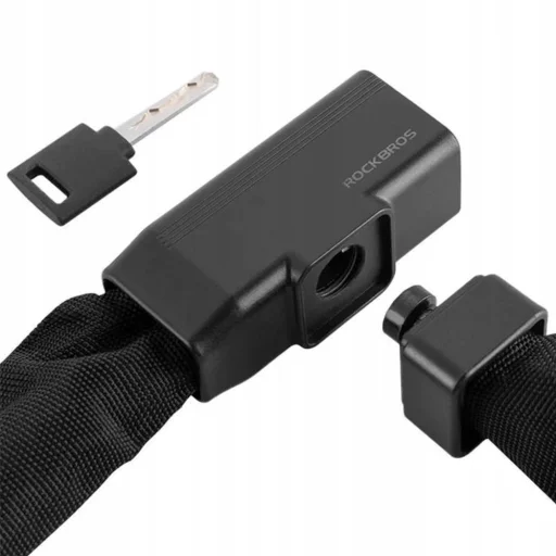 Rockbros 32430708001 kerékpárzár kulccsal 0.97 m - fekete - 1