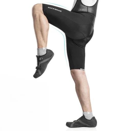 Rockbros RK2002L short bib shorts with L insert - black - 3