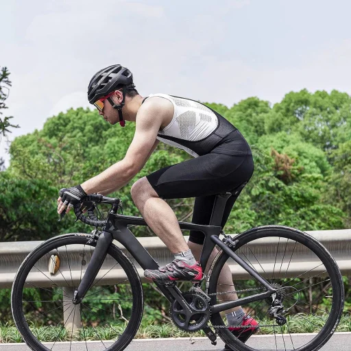 Rockbros RK2002L short bib shorts with L insert - black - 5