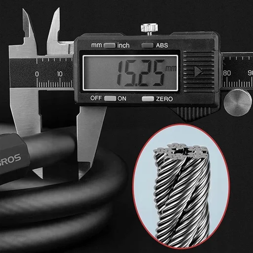 Rockbros RKS507-1BK kerékpár zár kombinációs 1,8 m - fekete - 4