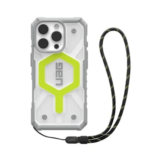 UAG Pathfinder Clear Magsafe Bundle tok iPhone 16 Pro - Zöld - 1