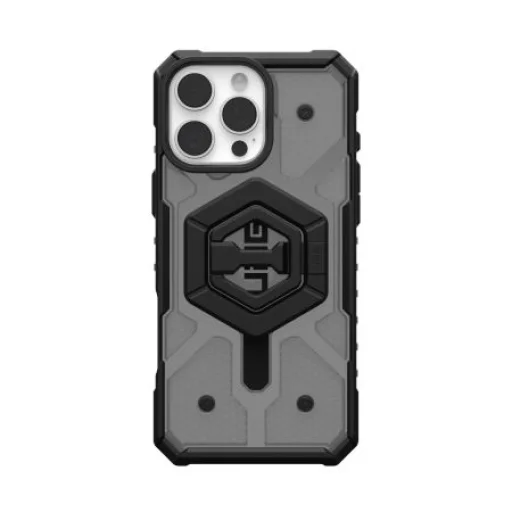 UAG Pathfinder Clear Magsafe Bundle tok mágneses gyűrűs tartóval iPhone 16 Pro Max - Fekete - 1