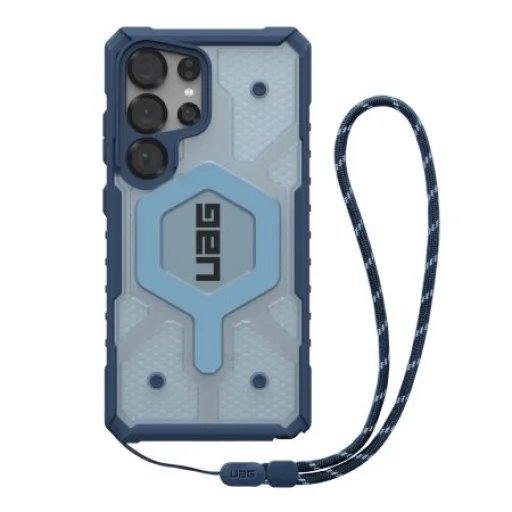 UAG Pathfinder Clear Magnet Bundle tok mágneses modullal és csuklópánttal Samsung Galaxy S25 Ultra 5G - Sötétkék - 1