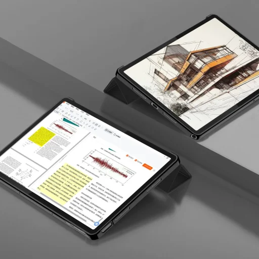 Tech-protect Smartcase Lenovo Tab K11 Plus Tb-352 11.5 Fekete tok - 6