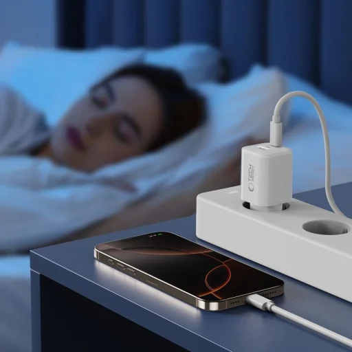 Tech-protect NCM33W 2-portos hálózati töltő PD33W/QC3.0 fehér - 6