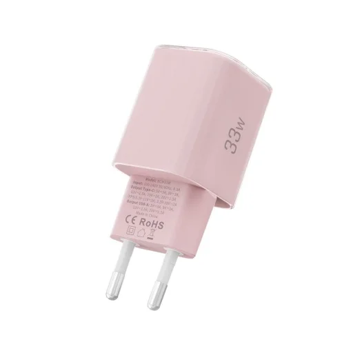 Tech-protect Ncm33w 2-port Hálózati Töltő Pd33w/qc3.0 Babyrózsaszín - 4