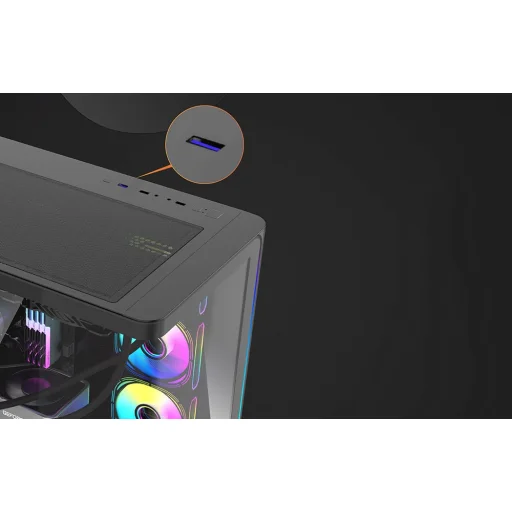 Darkflash L285 számítógépház (fekete) - 11