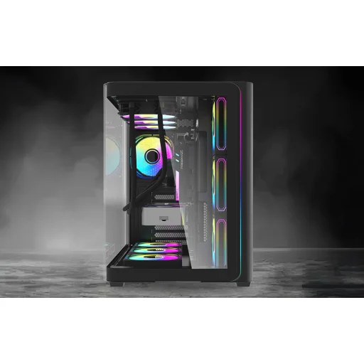 Darkflash L285 számítógépház (fekete) - 12
