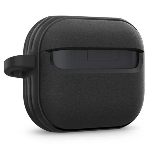  Samsung Galaxy Buds 3 / 3 Pro Fekete Spigen Caseology Vault védőtok, Légterű technológia, Alumínium tartó - 3