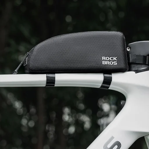 Rockbros Top Tube Frame Bag 0.9l - Fekete - 11
