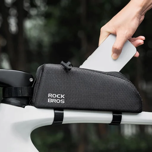 Rockbros Top Tube Frame Bag 0.9l - Fekete - 8