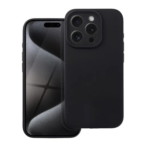 Szilikon 2mm tok iPhone 16 Plus fekete - 2
