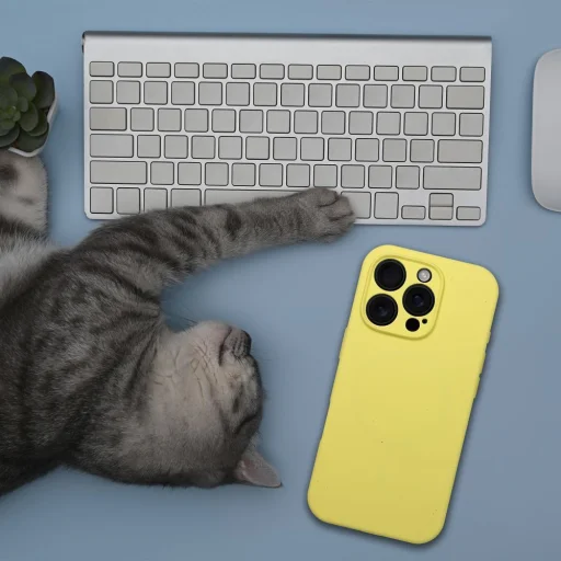 2 mm-es CITROM szilikon tok IPHONE 17 Pro Max-hoz, MagSafe-kompatibilis - 2