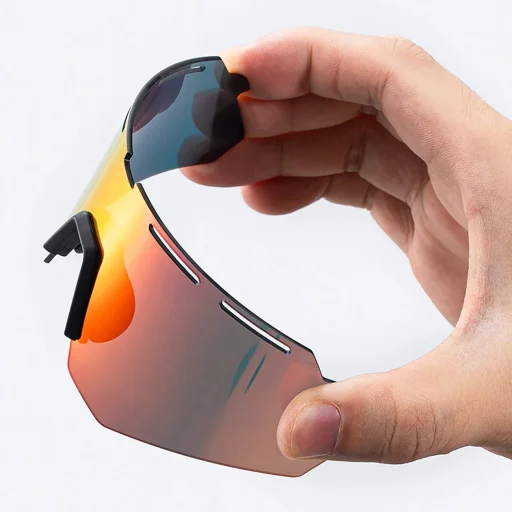 Rockbros Polarizált Biciklis Napszemüveg UV Védelemmel és Dioptriás Betéttel - Szürke - 7