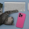Szilikon 2mm tok iPhone 16 Pro Max kompatibilis MagSafe rózsaszín tok thumbnail