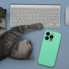 Szilikon 2mm tok iPhone 16 Pro-hoz, kompatibilis MagSafe-kel menta thumbnail