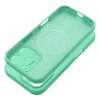 Szilikon 2mm tok iPhone 16 Plus kompatibilis MagSafe menta
