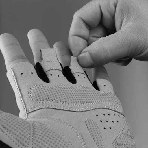 Rockbros S109GR kerékpáros kesztyű, M méret - szürke - 3