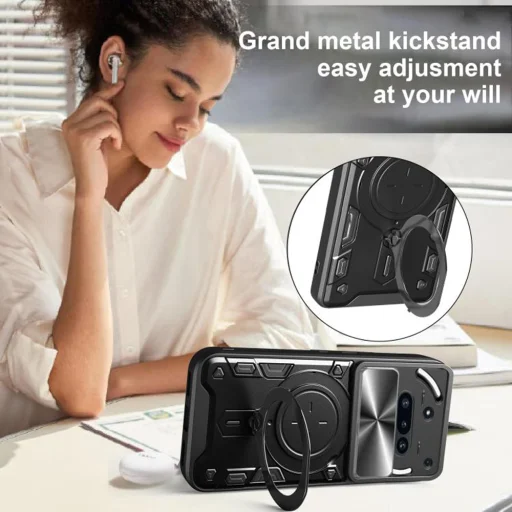  Techsuit - CamGuard Pro - Nothing Phone (3a) - Rózsaarany tok - 6