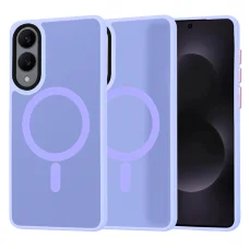  Techsuit - HaloFrost MagSafe Sorozat - Samsung Galaxy S25 Edge - Világos Lila tok