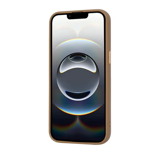  Techsuit - HaloFrost MagSafe sorozat - iPhone 16e - homokbarna tok - 2