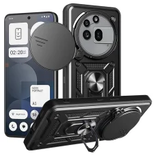  Techsuit - CamShield Sorozat - Nothing Phone (3a) Pro - Fekete tok