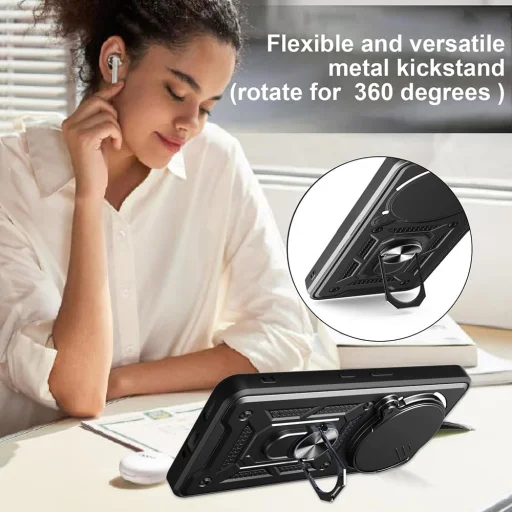  Techsuit - CamShield Sorozat - Nothing Telefon (3a) Pro - Zöld tok - 4