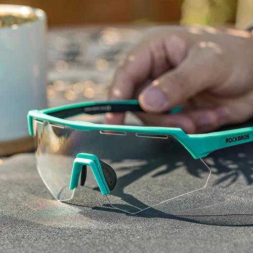 Rockbros Polarizált Biciklis Napszemüveg UV Védelemmel és Dioptriás Betéttel - Szürke - 3