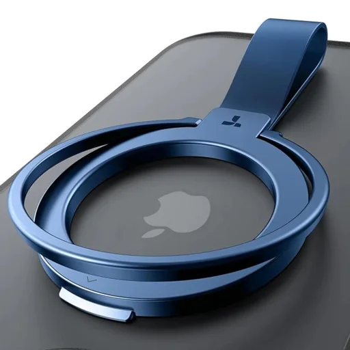 Torras Ostand Mágneses Gyűrű - 360°-ban Forgatható Állvány, Telefontartó/Megfogó, Könnyen Rögzíthető - Tengerészkék - 1