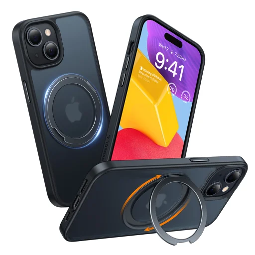 Torras - Ostand Pro Series - iPhone 15 - Fekete tok - 6