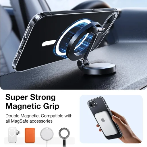 Torras - OriginFit-Mag sorozat - iPhone 16e - Átlátszó tok - 6