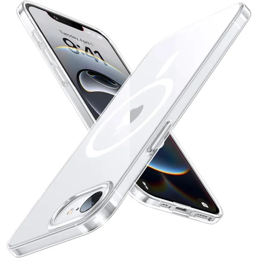 Torras - OriginFit-Mag sorozat - iPhone 16e - Átlátszó tok - 1