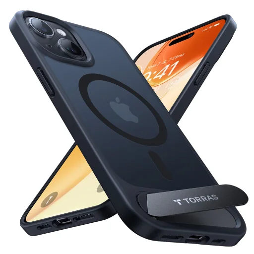 Torras - Pstand - iPhone 15 Plus - Fekete tok - 3