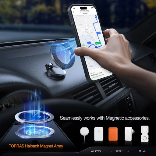 Torras - Pstand - iPhone 15 Plus - Fekete tok - 4