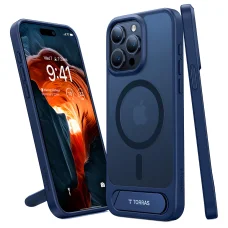 Torras - Pstand - iPhone 15 Pro Max - Sötétkék tok