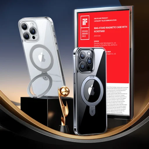 Torras - Ostand sorozat - iPhone 15 Pro - Átlátszó tok - 2