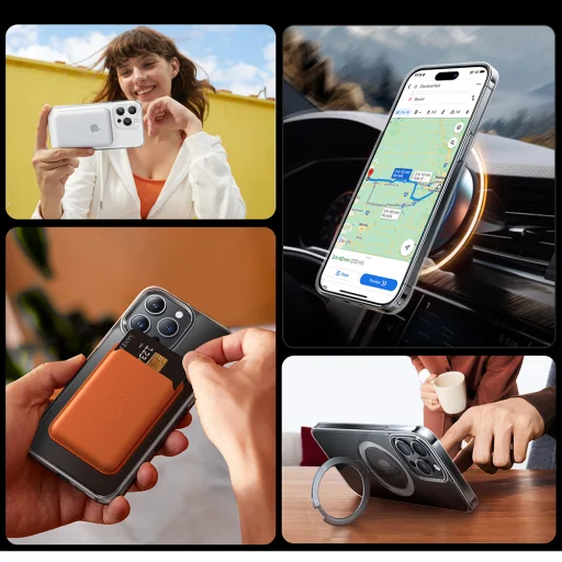 Torras - Ostand sorozat - iPhone 15 Pro - Átlátszó tok - 6